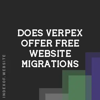 Does Verpex offer free website migrations? Banners