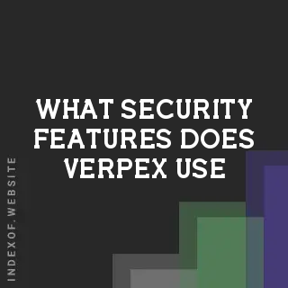 What security features does Verpex use? Banners